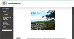 Desktop Screenshot of patologiavegetal.unlu.edu.ar