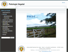 Tablet Screenshot of patologiavegetal.unlu.edu.ar