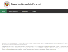 Tablet Screenshot of personal.unlu.edu.ar